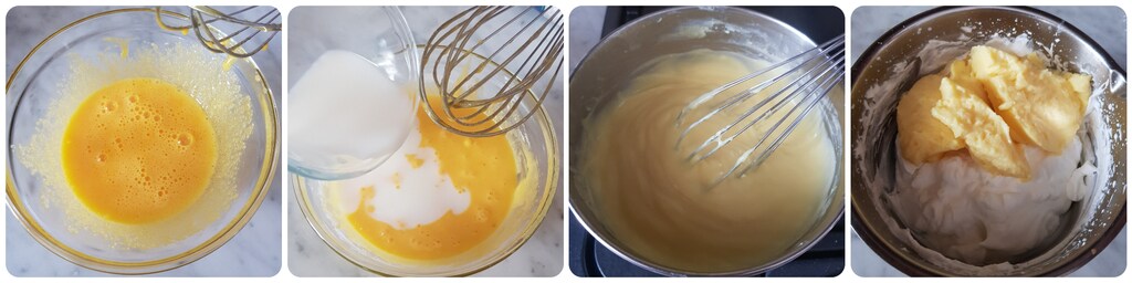 profiteroles avec crème et sauce au chocolat