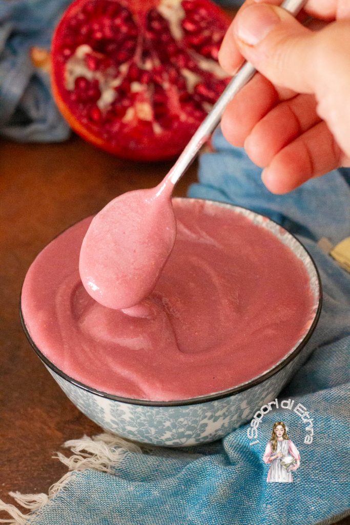 Crème pâtissière à la grenade