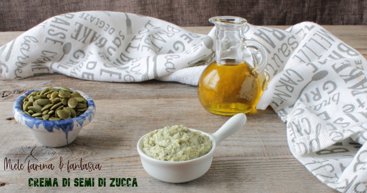 Crème végétarienne de graines de courge