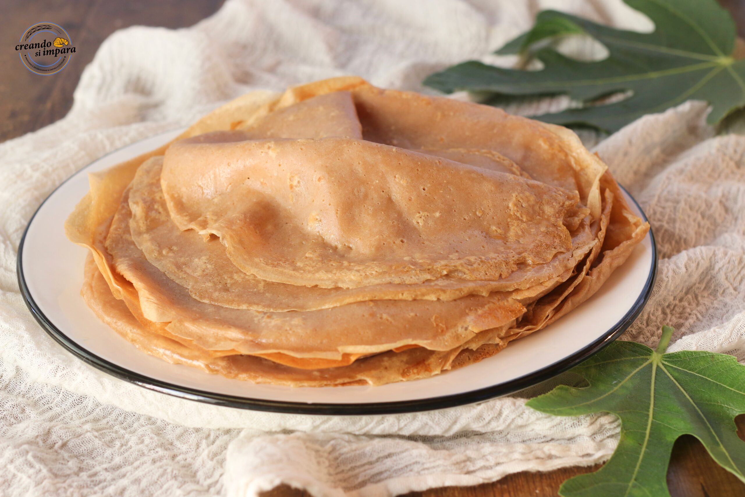 Crêpes à la farine de châtaigne