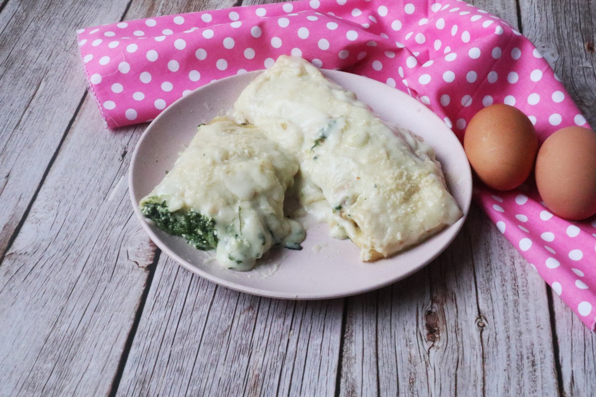 Crêpes ricotta et épinards