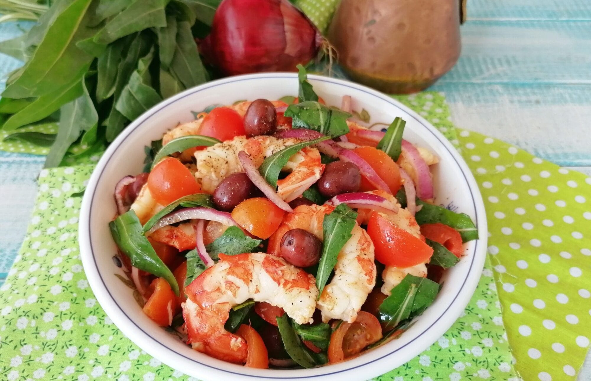 CREVETTES À LA CATALANE FRAÎCHES, LÉGÈRES ET TRÈS FACILES