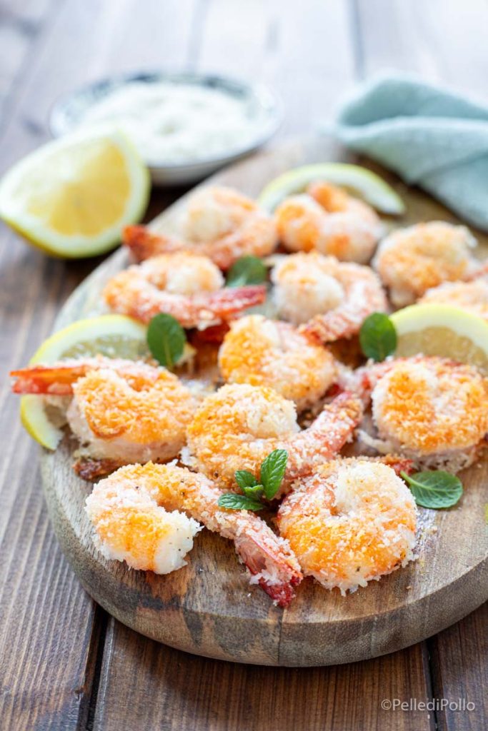 crevettes panées à la noix de coco