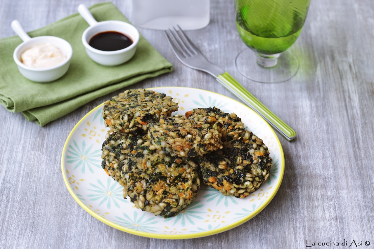 Croquettes d’épinards et d’orge