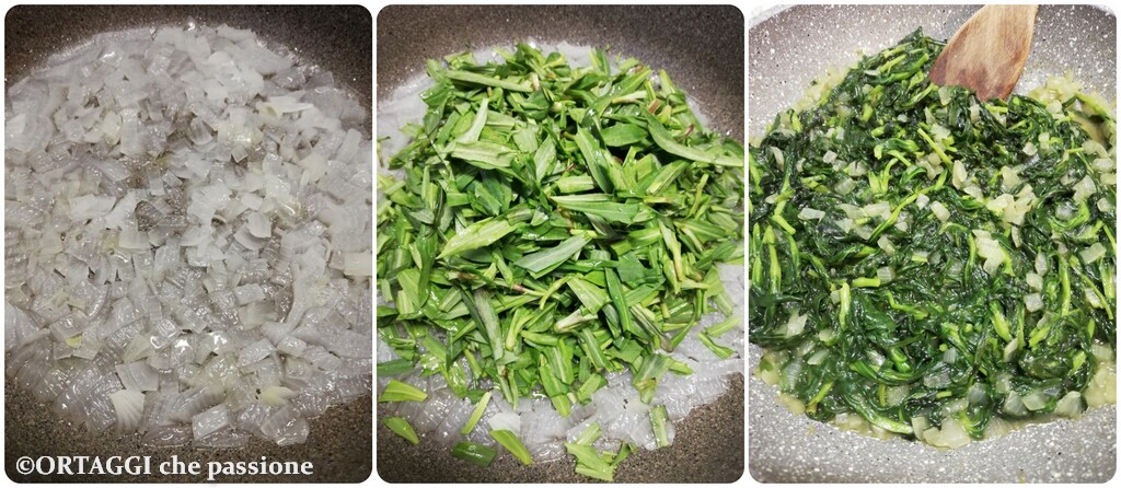 cuisson à la poêle avec oignon de silène carletti strigoli
