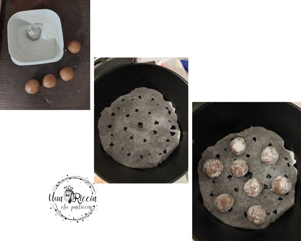 cuisson biscuits au chocolat friteuse à air