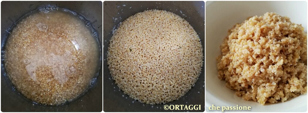 cuisson en cocotte-minute du bulgur - bulghur - blé concassé - orge cuit