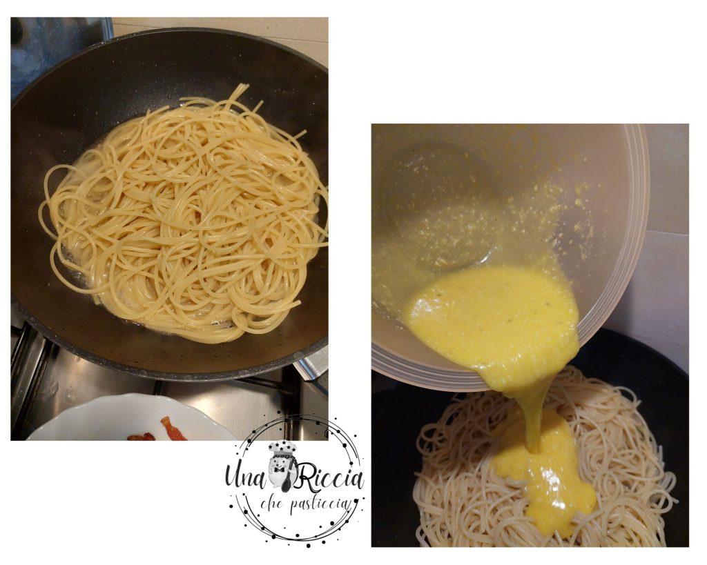 cuisson pâtes carbonara