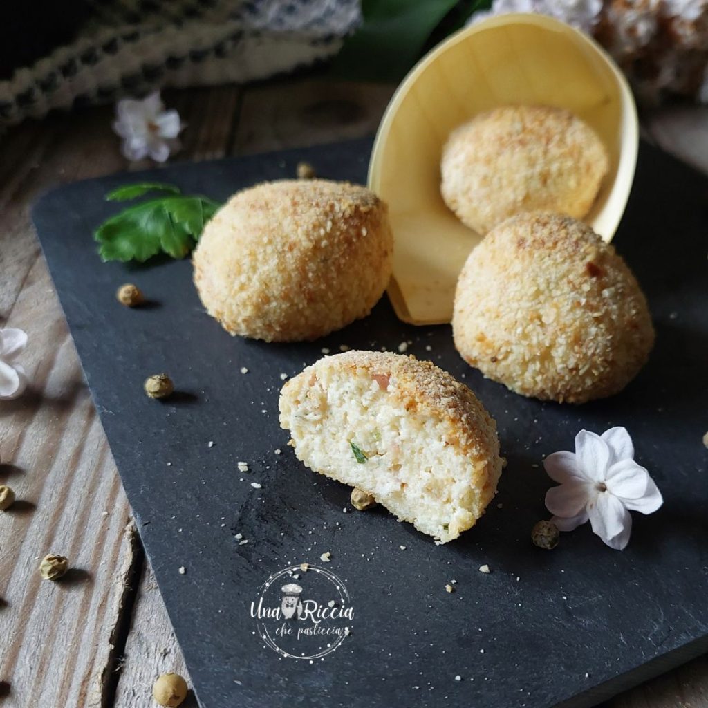 détail boulettes de ricotta
