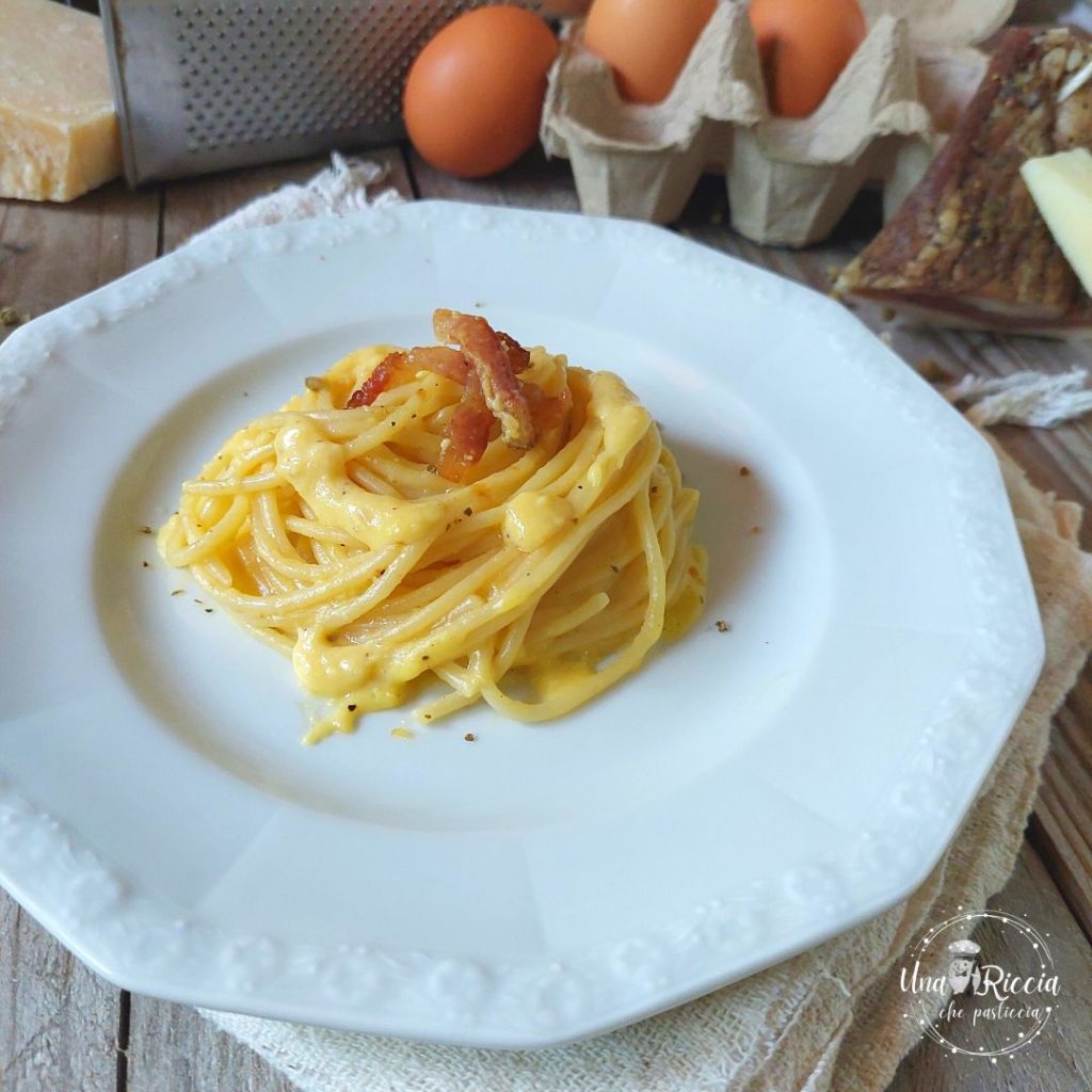 détail carbonara crémeuse