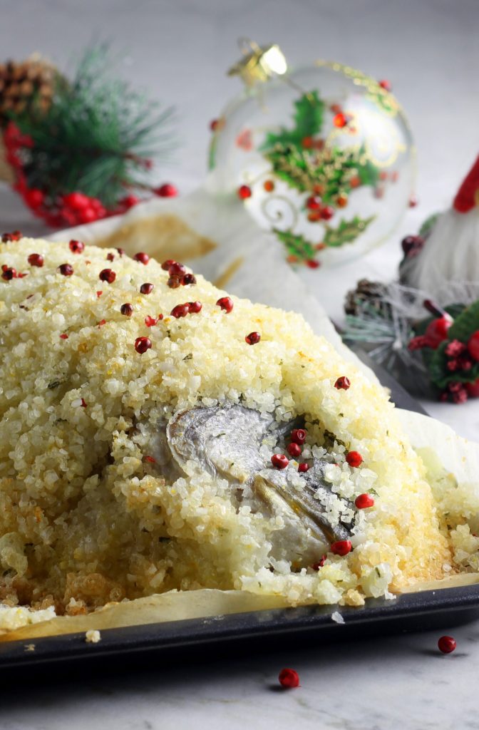 Dorade au sel à l'orange