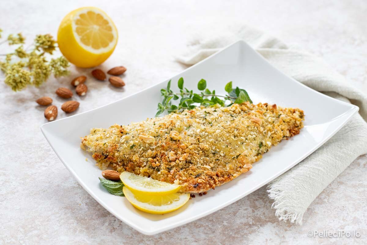 Filets de dorade en croûte d’amandes