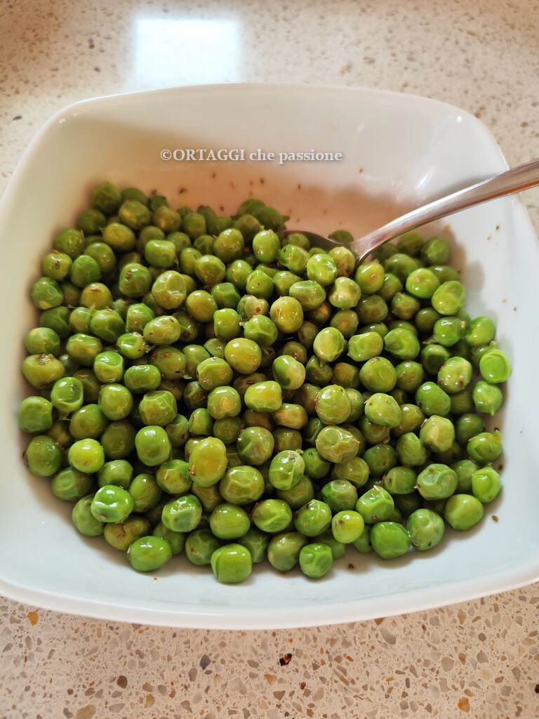 COMMENT ASSAISONNER l'accompagnement de petits pois