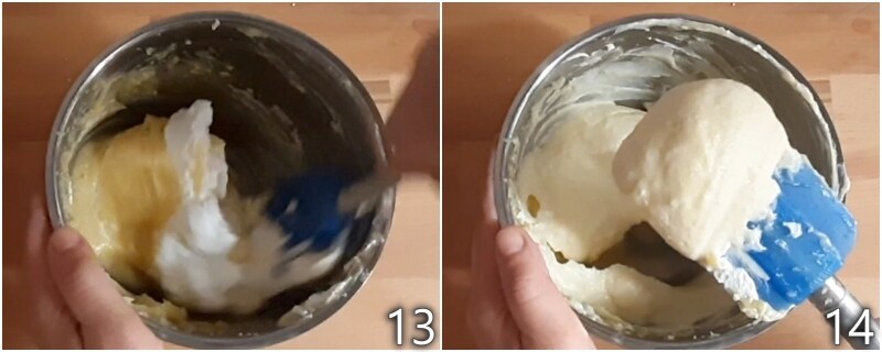 e. incorporer la crème fouettée à la crème à la mandarine