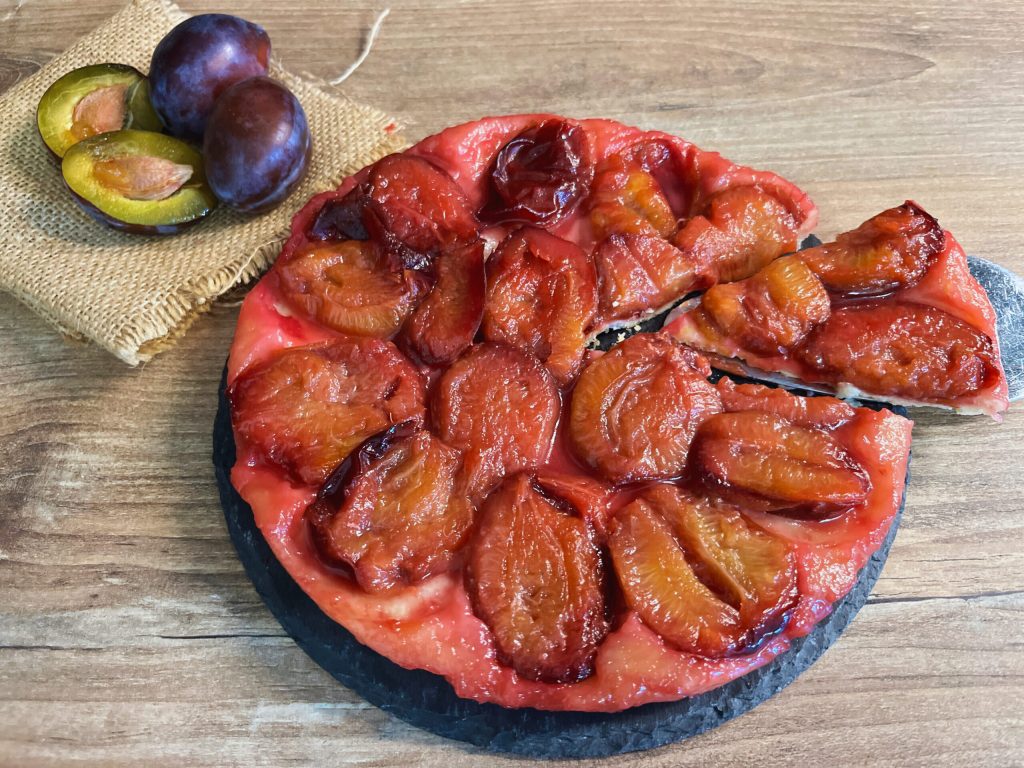 Tarte Tatin aux prunes