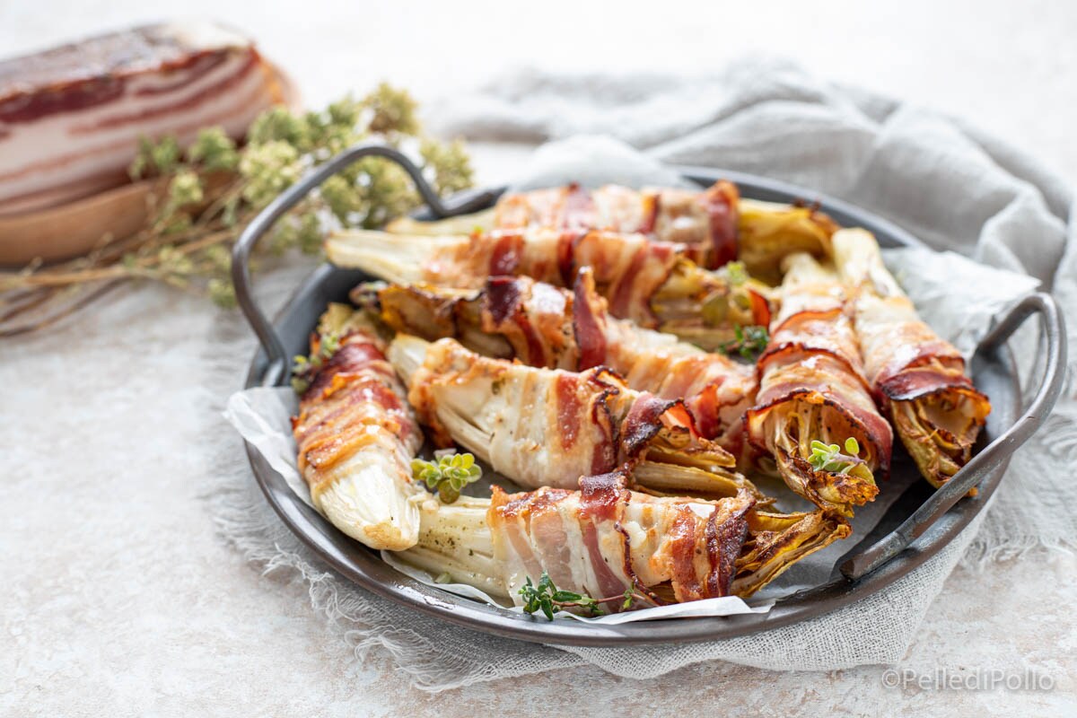 Endives belges au lard au four