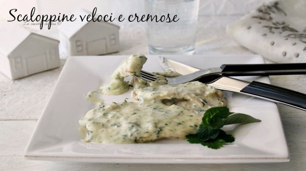 escalopes rapides et crémeuses