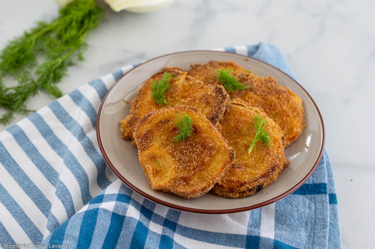 Escalopes de fenouil à la friteuse à air