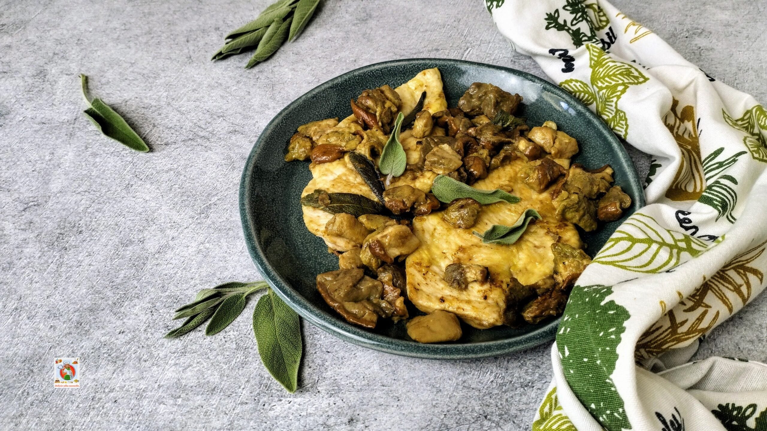 Escalopes de poulet aux champignons et sauge : le plat savoureux au goût automnal