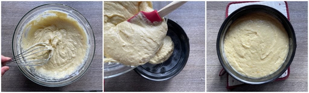 Gâteau au citron dans une friteuse à air