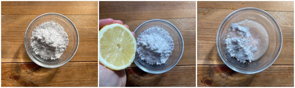 Gâteau au citron dans une friteuse à air