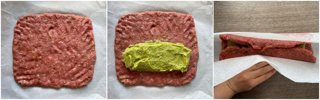 Pain de viande aux asperges