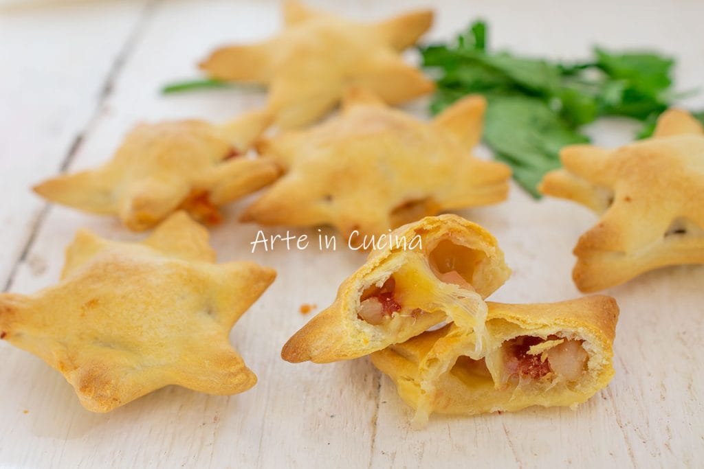 Étoiles au jambon entrée pour Noël