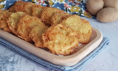 Beignets de pommes de terre et Taleggio