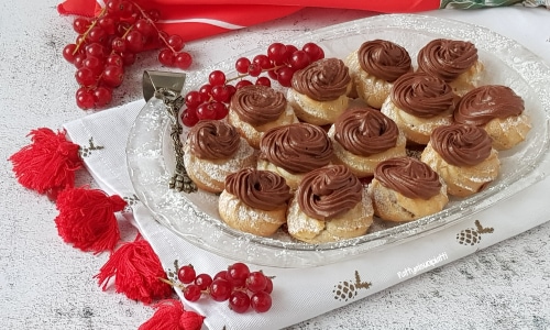 Choux à la crème au chocolat et mascarpone