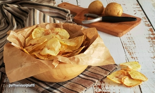 Chips de pommes de terre frites