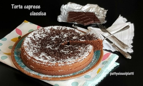 Gâteau caprese classique