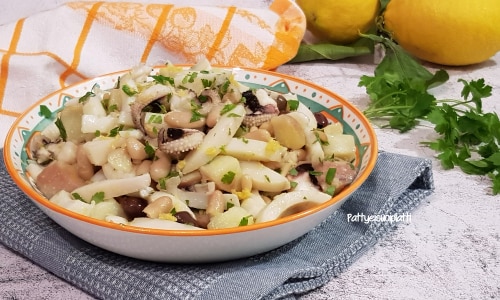 Salade de seiches tiède
