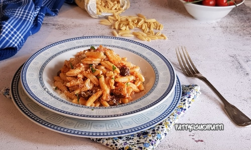 Malloreddus avec sauce de morue