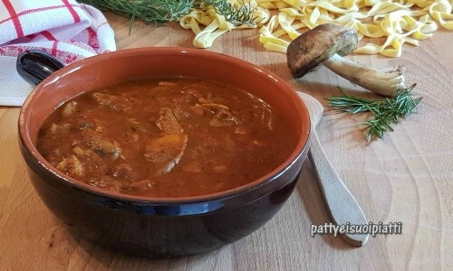 Sauce aux cèpes frais