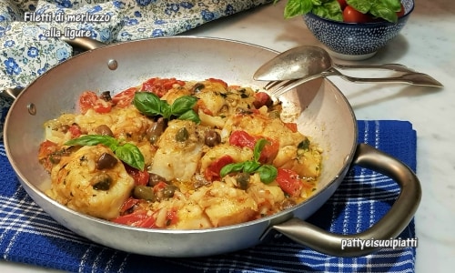 Filets de cabillaud à la ligure