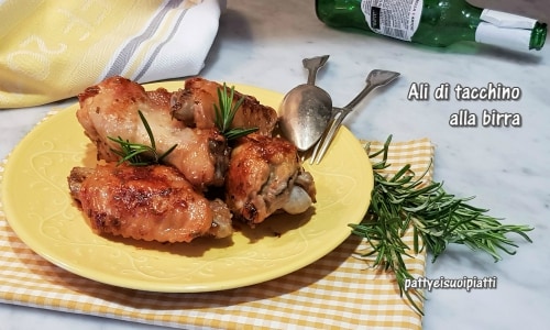 Ailes de dinde à la bière