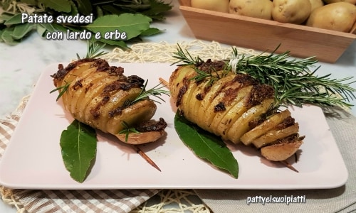Pommes de terre suédoises avec lard et herbes