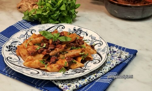 Pâtes au ragoût de poulpe