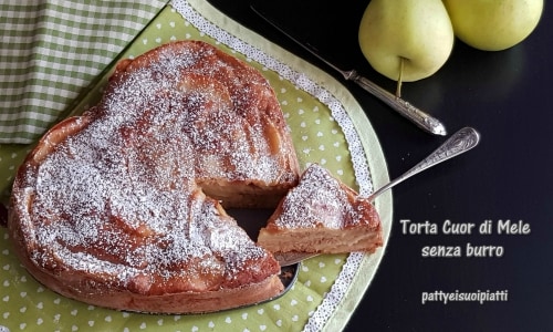 Gâteau cœur de pommes sans beurre