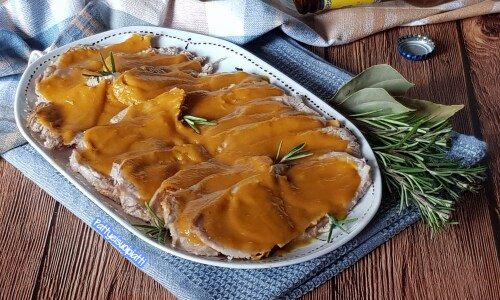 Rôti de porc à la bière