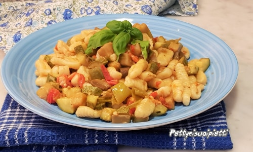 Gnocchetti de ricotta avec légumes