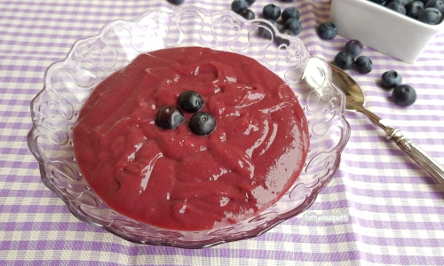 Crème de myrtilles pour garnitures