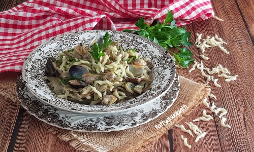 Trofie aux palourdes et artichauts