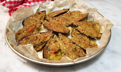 Moules farcies gratinées au four