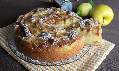 Gâteau gourmand aux pommes