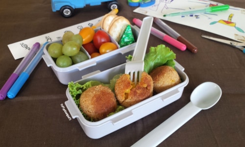 Croquettes de riz au four