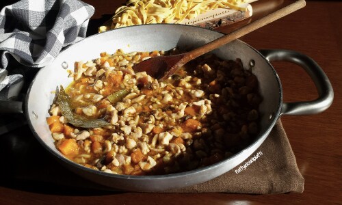 Ragoût blanc de lapin et courge