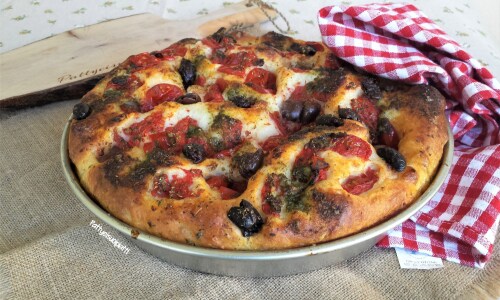 Focaccia barese un peu ligure