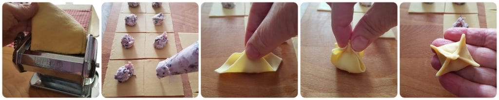 forme des paniers farcis