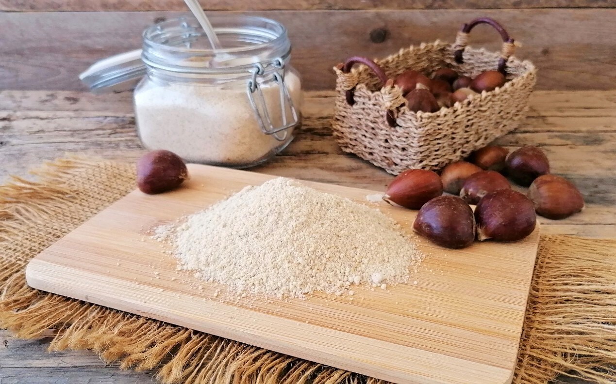 FARINE DE CHÂTAIGNES FAITE MAISON TRÈS FACILE